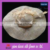 Handmade Natural Women Sinamay Hats for Party thumbnail-4