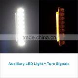 27W Car LED Rearview Side Replacement LED Off Road Mirror Turn Signal Lights White / Amber Beam For Jeep Wrangler 07-15 thumbnail-6