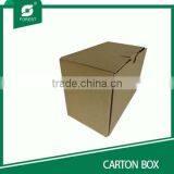 Plain Kraft Paper Cartons Corrugated Box Packaging Box thumbnail-2