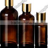 amber oil bottle made in China with cap factory