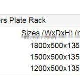 Free Standing Stable Multi-ties Stainless Steel Kitchen Storage Rack Shelf Separated Assembled thumbnail-4