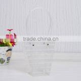 2016 NEWEST PP Clear Flower HAND Bag thumbnail-6