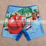 (Q4783)children swimwear boys kids trunks boys cartoon train swimwear baby kids bathing trunks boys swim shorts