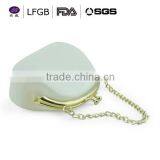 New Innovative Promotional Products Silicone Card Holder Multiple Wallet / Silicone Lady Handbag for Key and Card