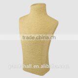 Stereoscopic Necklace Bust Displays Rattan Mannequin Jewelry Display Stand 35.7cm High(NDIS-E018-A-01) thumbnail-1