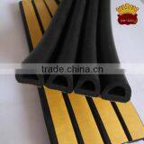 D Type Draught Self Adhesive Window Door Excluder Foam Seal Strip Rubber Seal
