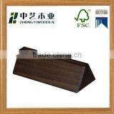 FSC Eco Friendly Top Quality Solid Wood Table Menu Stand Holder Restaurant Wooden Menu Holder for Sale