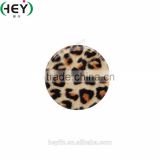 New Arrival Fashion Foldable Double-Sides Small Compact Pocket Leopard Cosmetic Mirror