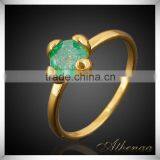 Yiwu Fashion Jewelry Wholesale Good Quality 6 Colors Zircon Gold Wedding Ring For Girls thumbnail-3