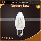 Hot !!!1800k-6000K CE ROHS Certificate Candle Led Light Led Candle Lamp E27 Dimmable With 1,2,34W thumbnail-3