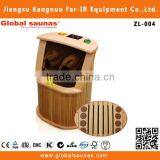 Infrared Sauna Cedar Wood Foot Bath Barrel With Bamboo thumbnail-1