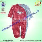 New Design 100%cotton Wholesale Cute Winter Baby Romper Velvet thumbnail-1