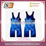 Stan Caleb Wrestling Singlet With Digital Sublimation Wrestling Jersey Dress Garment