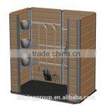 Platic Garden Shed Export Prefab House Made of HDPE thumbnail-5