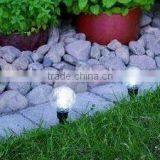 LED Solar Crackle Glass Globe-7CM Dia.(3pcs/set)