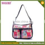 Fashion Nylon Bags Oversized Tote Bag Colorful Flower Handbags thumbnail-5