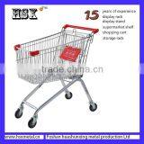 Yiwu Folding Shopping Trolley Use in Supermarket HSX-1307 thumbnail-2