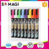 Premium Liquid Bullet and Chisel Nib Chalk Marker Pens Multicolored And Fluorescenwith Non-toxict