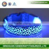 Pet Dog Collar Classic Solid Basic Polyester Nylon Custom Logo Dog Collar and Leash