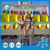 Mini Free Fall Sky Tower Frog Hopper! China Supplier Lino Amusement Jumping Frog Rides for Kids thumbnail-5