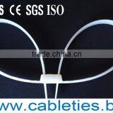 Plastic Large Electrical Cable Tie Fasteners Nylon Self-Locking Police Handcuffs thumbnail-1