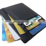 China Wholesale Slim Wallet Mens Leather Rfid Card Protector