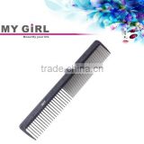 MY GIRL 2016 top quality plastic hair combs wholesale black carbon comb top quality