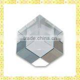 Handmade Polished 3D Laser Etched Crystal Cube For Business Souvenirs thumbnail-1