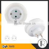0901007 Smart LED Led Night Light Plug-in Wall Light Socket With Dusk to Dawn Sensor Plate Charger thumbnail-2