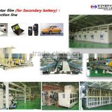 Separator film production line for secondary battery