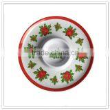 Festival Sailing Ship Boat Print Custom Personalized Round Melamine Section Dish thumbnail-5