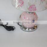 No.1 Yiwu Exporting Commission Agent Wanted Modern Rose Printed European Bedside Lamp/desk Lamp thumbnail-3