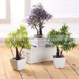 ARTIFICIAL FLOWERS TREES CERAMIC POT SMALL POTTED PLANT Fake Pot Plants