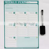 custom fridge magnets dry erase sheet magnetic calendar weekly planner to do list shopping list