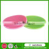 New Design Colorful Silicone Soap Box/Silicone Oval Soap Box thumbnail-5
