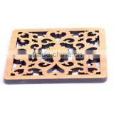 Fancy Laser Engrave Custom Decor Wood Coaster Wholesale thumbnail-2