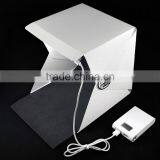 Mini Portable Folding Photostudio Simple Photography Property Equipement Mini Foldable Softbox With USB Light Tent thumbnail-1
