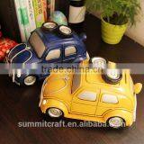 Resin Vintage Car Shape Coin Bank Money Saving Box for Kids