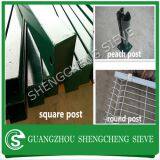 Triangular Bending Wire Mesh Green Decorative Garden Fence France thumbnail-3