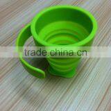 4 Colors Practical Promotional Portable Folding Silicone Water Cup OutDoor thumbnail-1