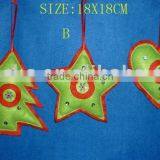 Holiday Items/ Christmas Gift Polyester Pendant /hanging Ornament/ Dropornament/ Christmas Decoration thumbnail-1