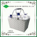 Wholesale Plastic Storage Handle Basket With Aluminum Frame Handle thumbnail-1