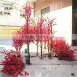 SJZJN 316 Beautiful Red Fake Peach Blossom Tree for Home or Weeding Decoration Made in China Hot Sale IN 2015 thumbnail-3