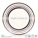 Ceramic Hand Painting Plate China Style New Design With Stripes
