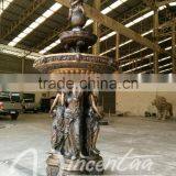 Supplier Outdoor Garden Decoration Sexy Lady Metal Bronze Fountain thumbnail-3