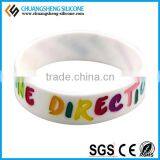 Embossed or Debossed Customer Logo Smart Silicone Bangles thumbnail-1