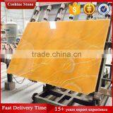 Semi-Transparent Yellow Marble Onyx Stone thumbnail-1
