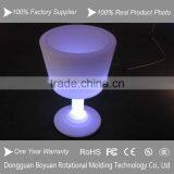 Multi-color Led Goblet Shaped Ice Bucket for Vodka Bottle / Beer