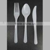 Wholesale Restaurant Party 3pcs Disposable PS Plastic Cutlery Kit thumbnail-1