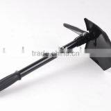 Factory supply double folding shovel with steel handle